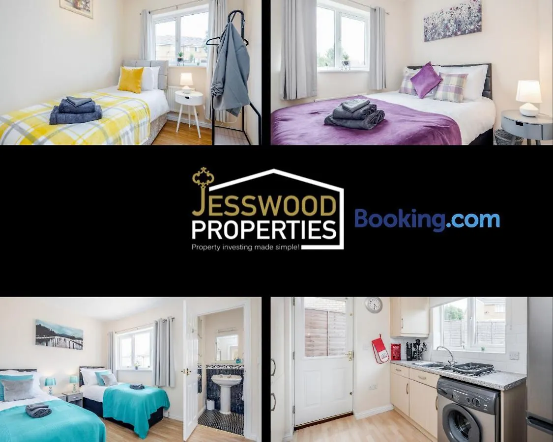 Jesswood Properties: Spacious 3BR Near Luton Airport with Free Parking Luton (Bedfordshire)